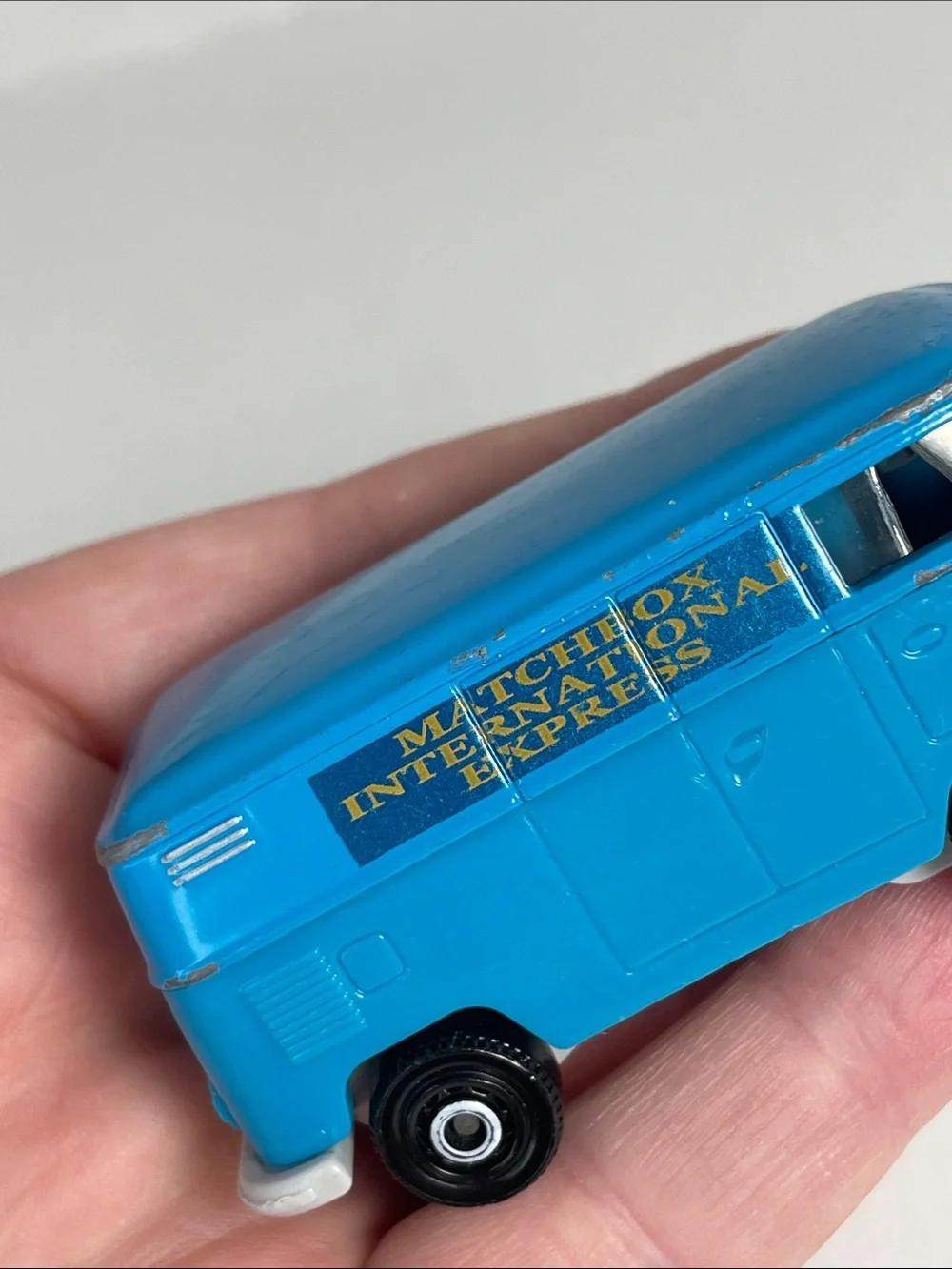 Matchbox International Express Blue VW Delivery Van Toy